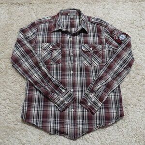 Pop Icon Men's Casual Dress Shirt Size Medium